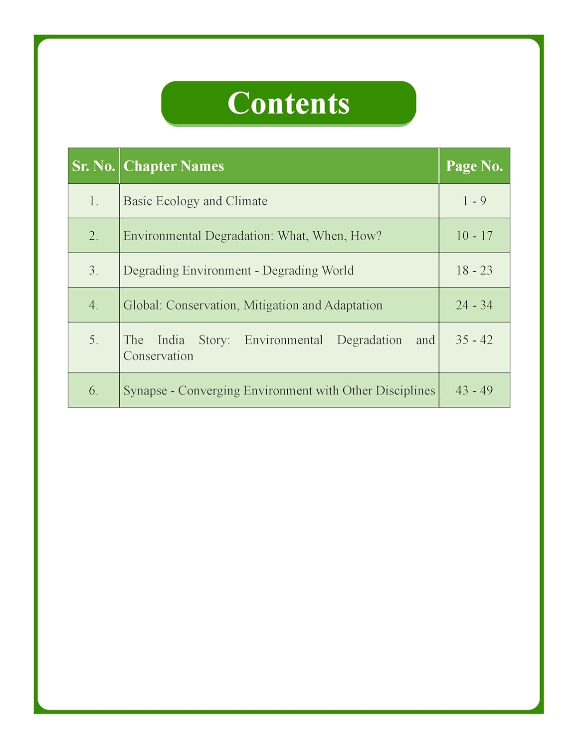 Enviroment and Ecology (English) Basic Foundation Book
